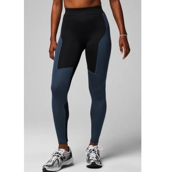 Fabletics Atlantis Scuba Seamed High-Waisted Legging - Picture 2 of 5